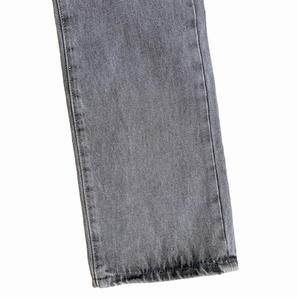 WEWOREWHAT The Icon Jean Washed Grey Straight Jeans Size 27 New - Picture 6 of 7